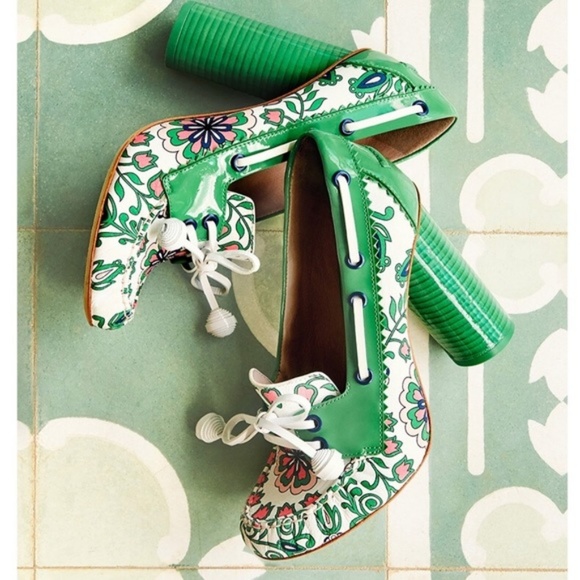 Tory Burch Garden Party Fisher 110mm Loafer Pump - Picture 2 of 8